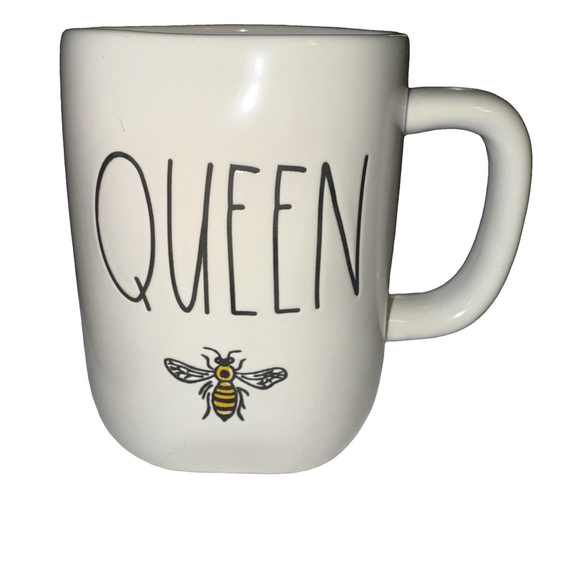 Rae Dunn Other - Rae Dunn Queen Bee Coffee Mug White